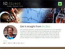 Tablet Screenshot of mddirect.org